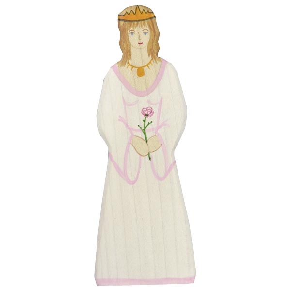 Holztiger Principessa in piedi statuina legno 16,9 cm