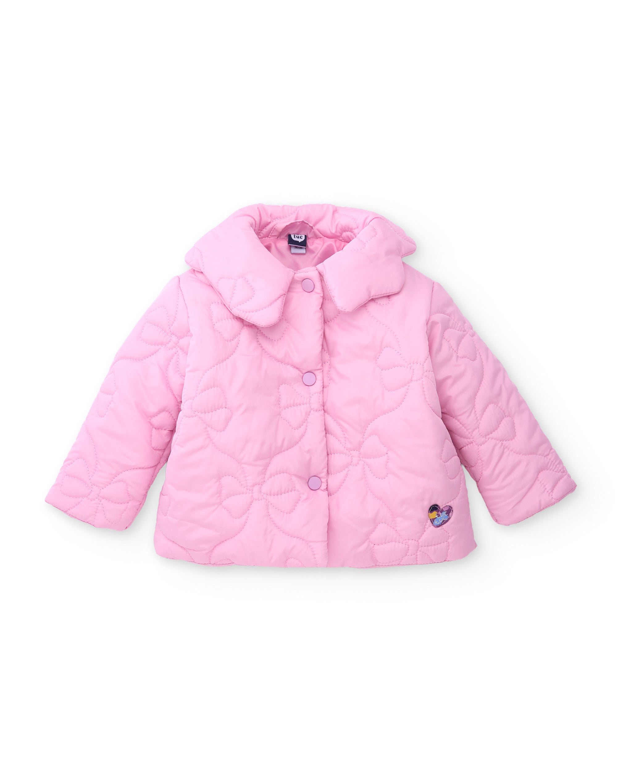 Tuc Tuc piumino bambina rosa fiocchi trapuntato