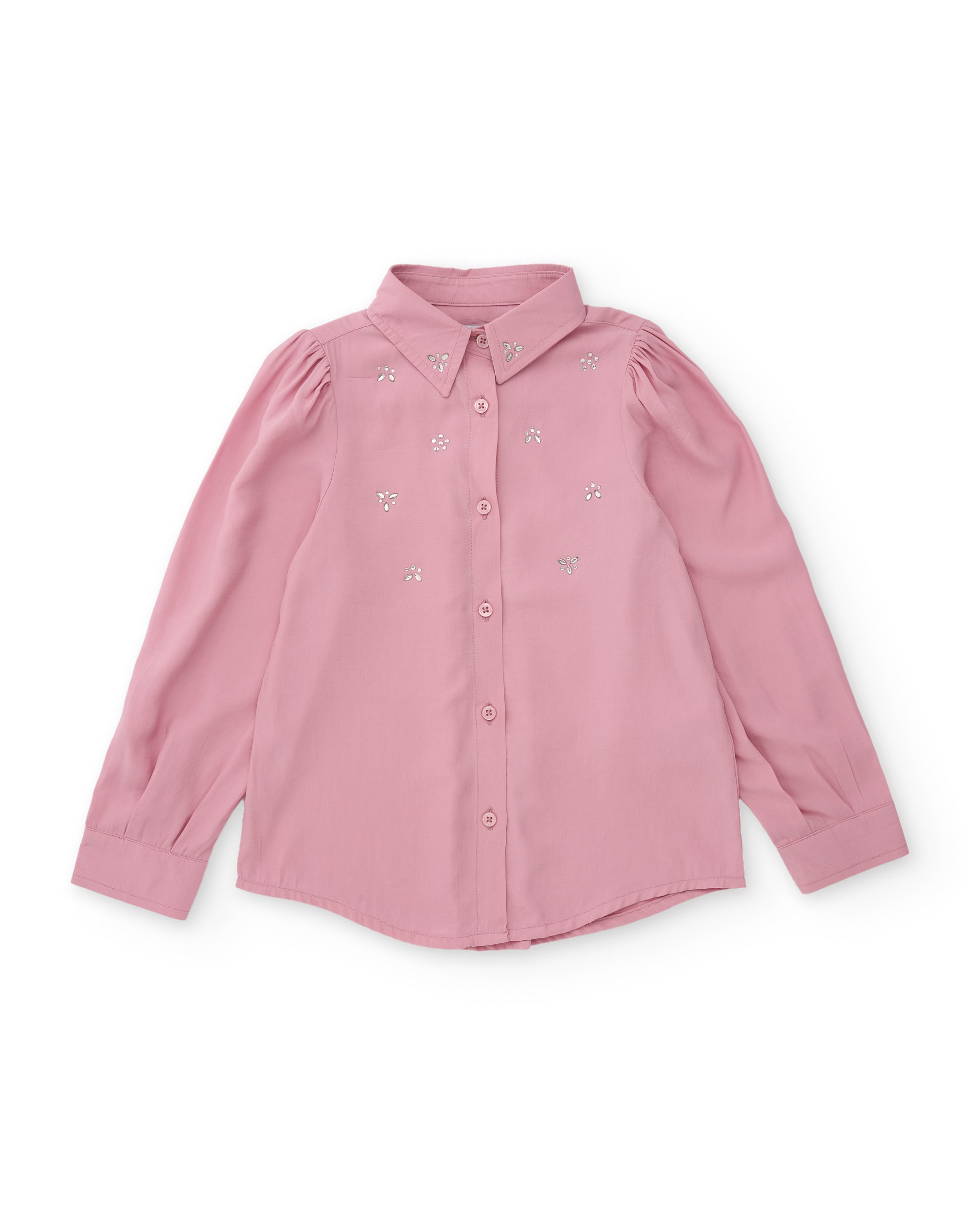 Tuc Tuc Back to the City camicia rosa 4 anni con gemme