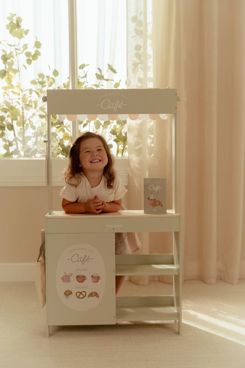 Little Dutch Banco Mercato Legno reversibile caffetteria