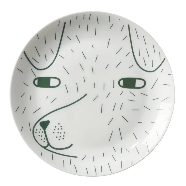 Donna Wilson Scamp piatto porcellana 21 cm viso