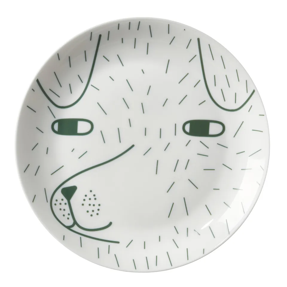 Donna Wilson Scamp piatto porcellana 21 cm viso