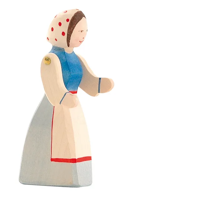 Ostheimer Contadina figura in legno braccia mobili