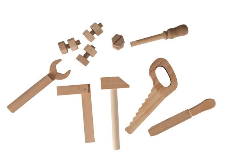 Egmont Toys Cintura Attrezzi Gioco Legno con Martello