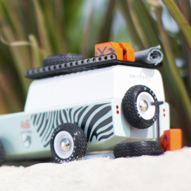 Candylab Candycar Americana Drifter macchinina legno zebra