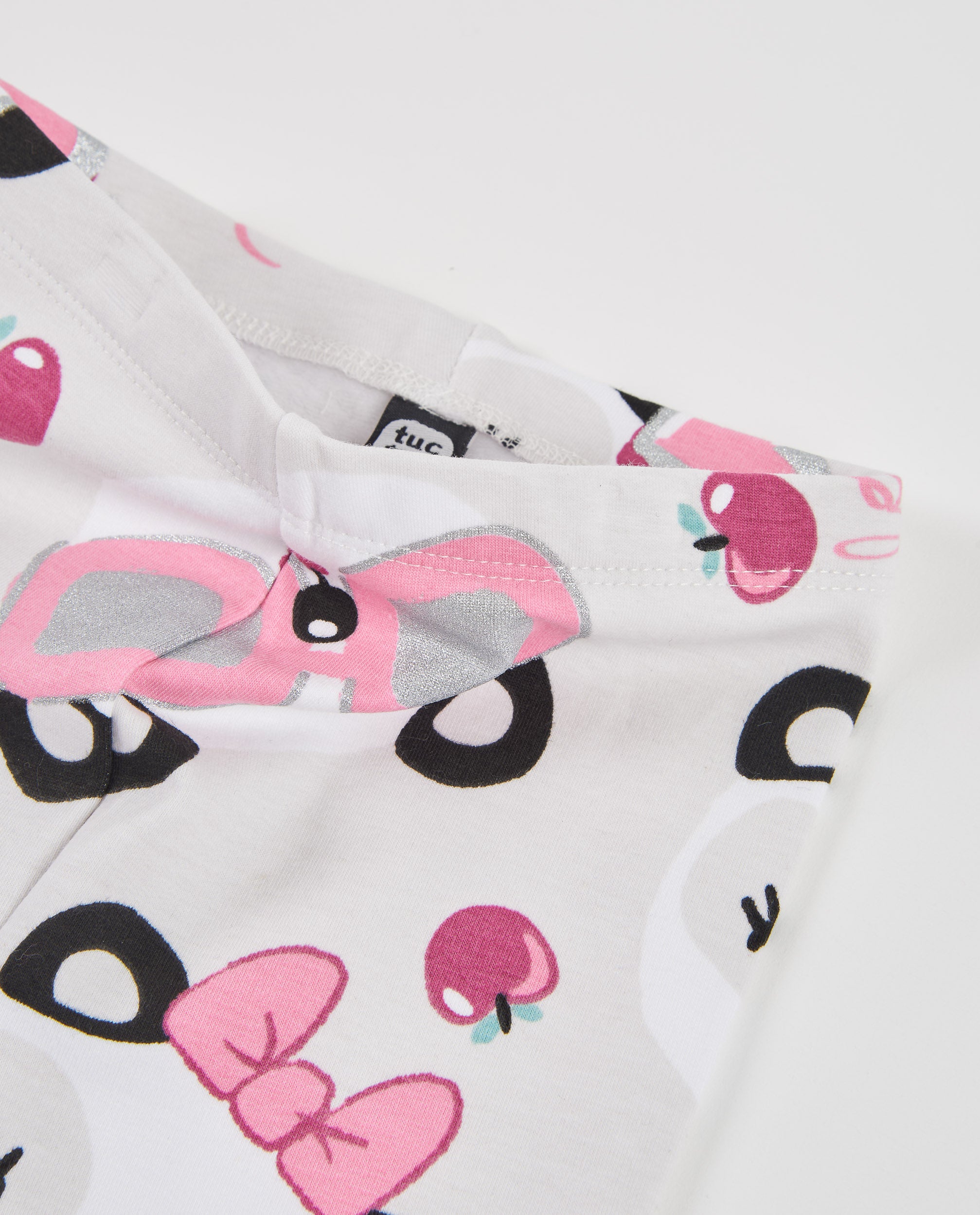 Tuc Tuc NY Fun leggings panda ecrù 2 anni in felpa