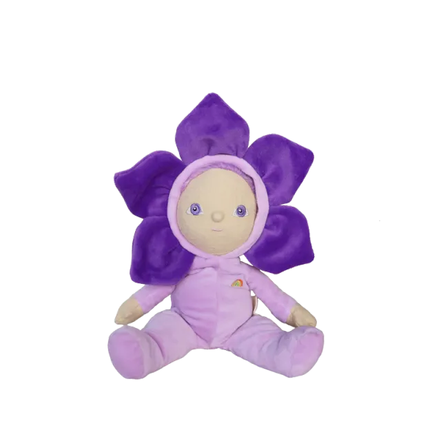 OlliElla Dinky Dinkums Violet bambola peluche viola 22 cm