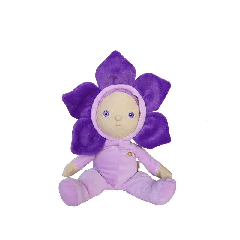 OlliElla Dinky Dinkums Violet bambola peluche viola 22 cm