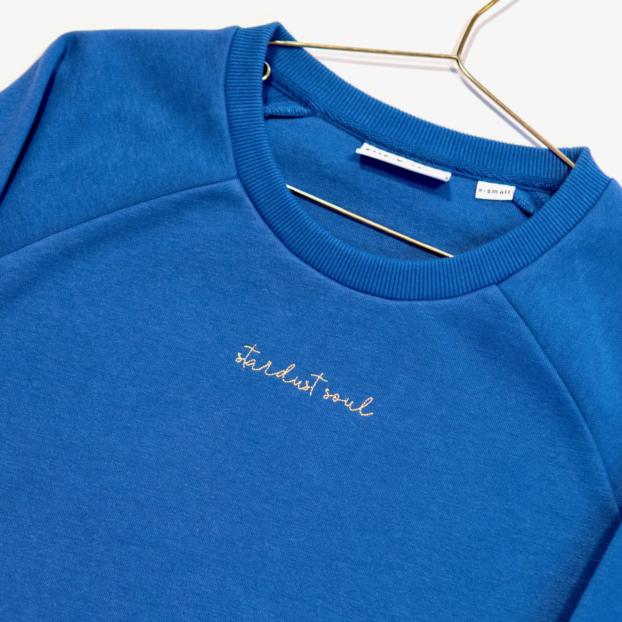 Ella and Rapha Stardust Soul Felpa Cotone Santorini Blue
