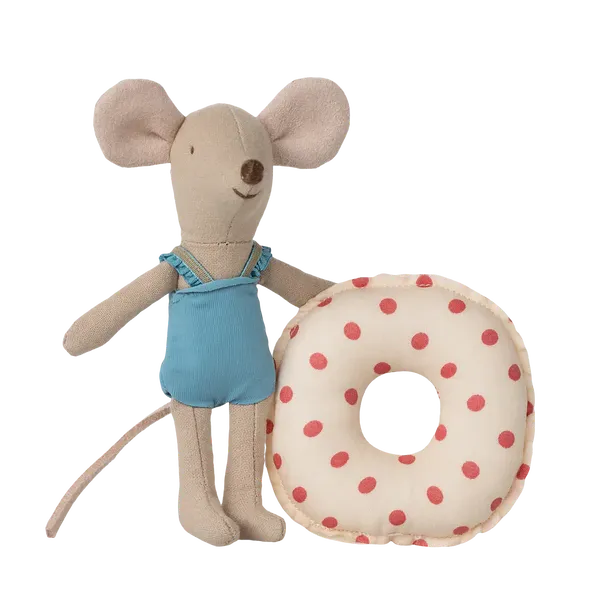 Maileg Little Sister Topolina Mare con Ciambella