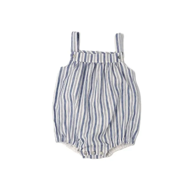 Mebi Raya Azul pagliaccetto righe azzurre cotone