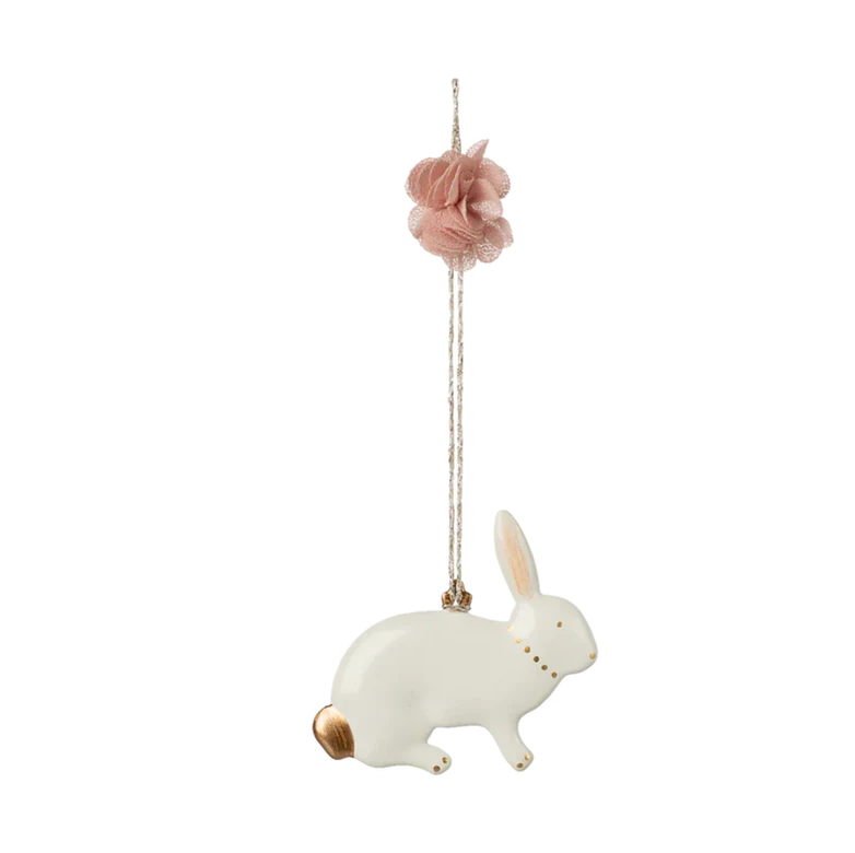Maileg Coniglio accucciato ornamento metallo Pasqua