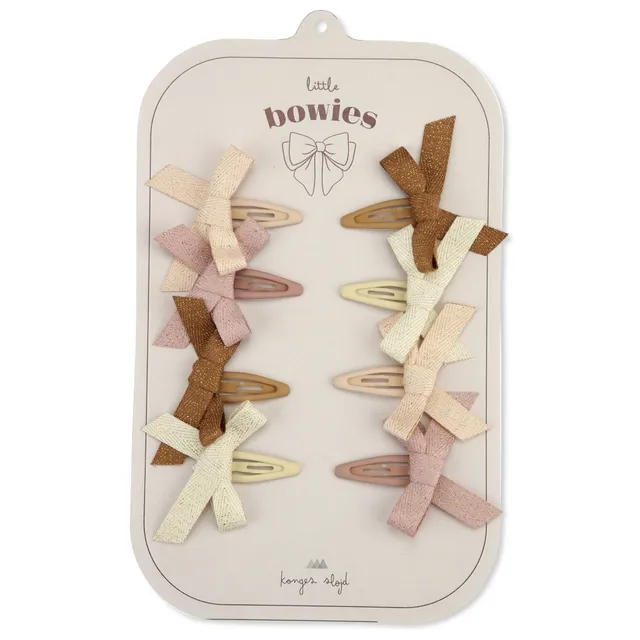 Konges Slojd Bow Glitter mollette capelli set 8 pezzi