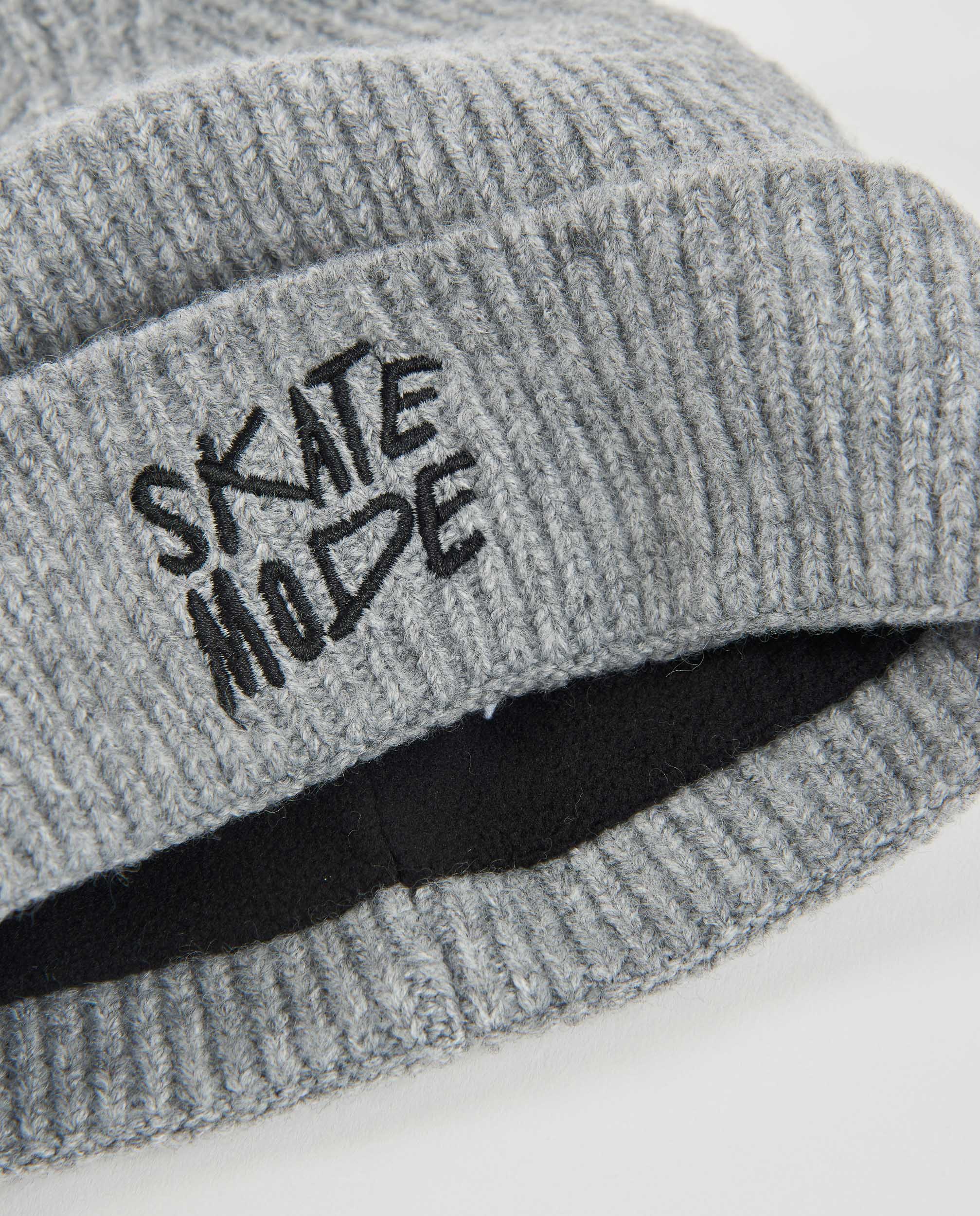 Tuc tuc Dark Legend set cappello scaldacollo grigio chiaro maglia
