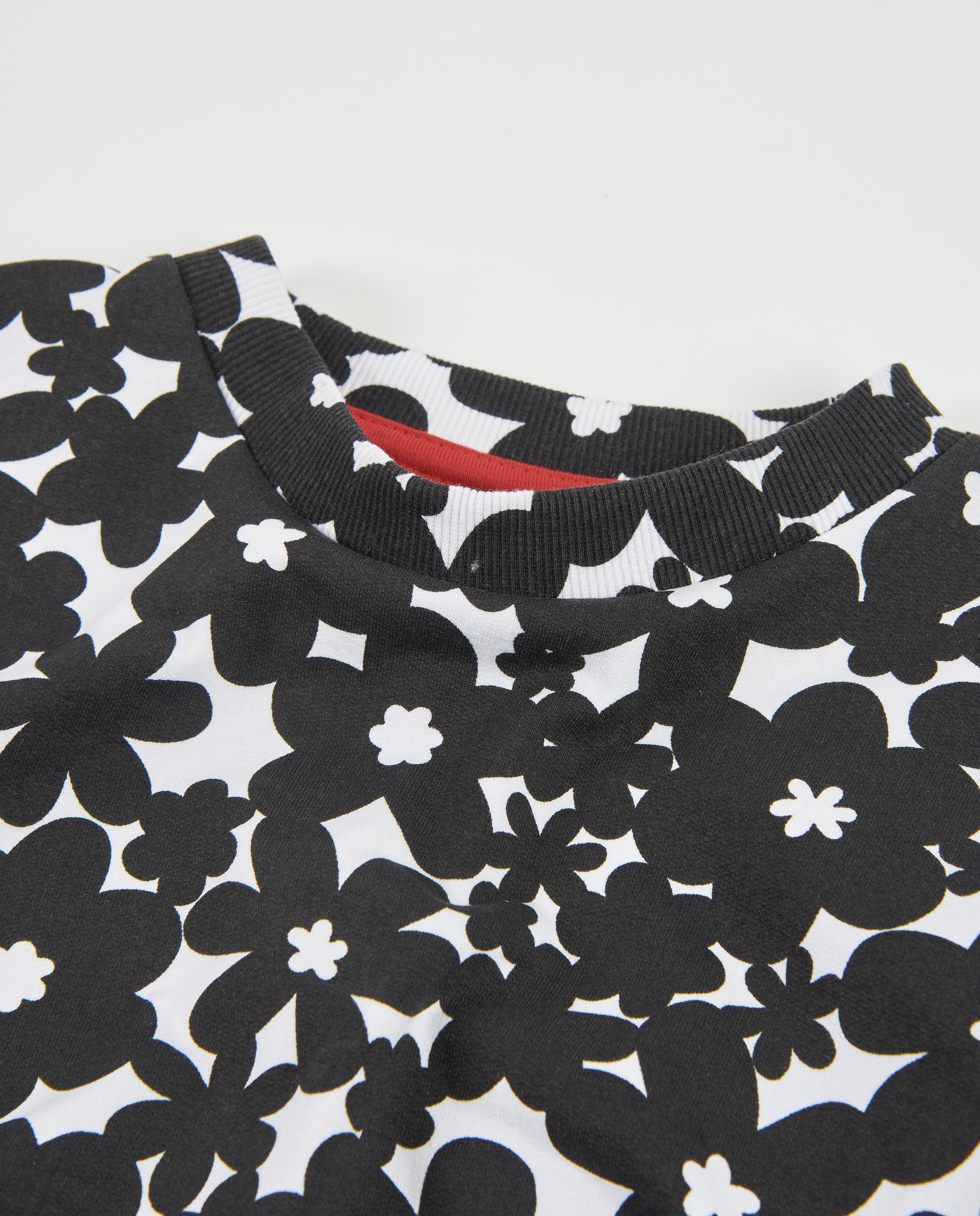 Tuc tuc Floral Symphony vestito felpa fiori nero