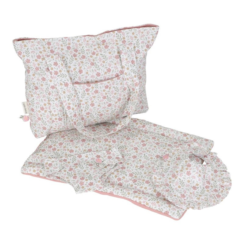 Little Dutch borsa cambio bambola fiori con accessori