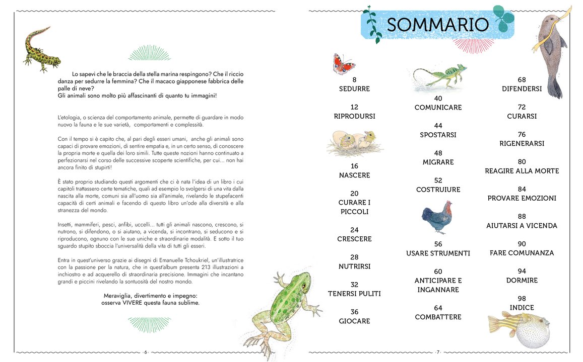 L’Ippocampo Vivere libro animali 104 pagine dai 6 anni