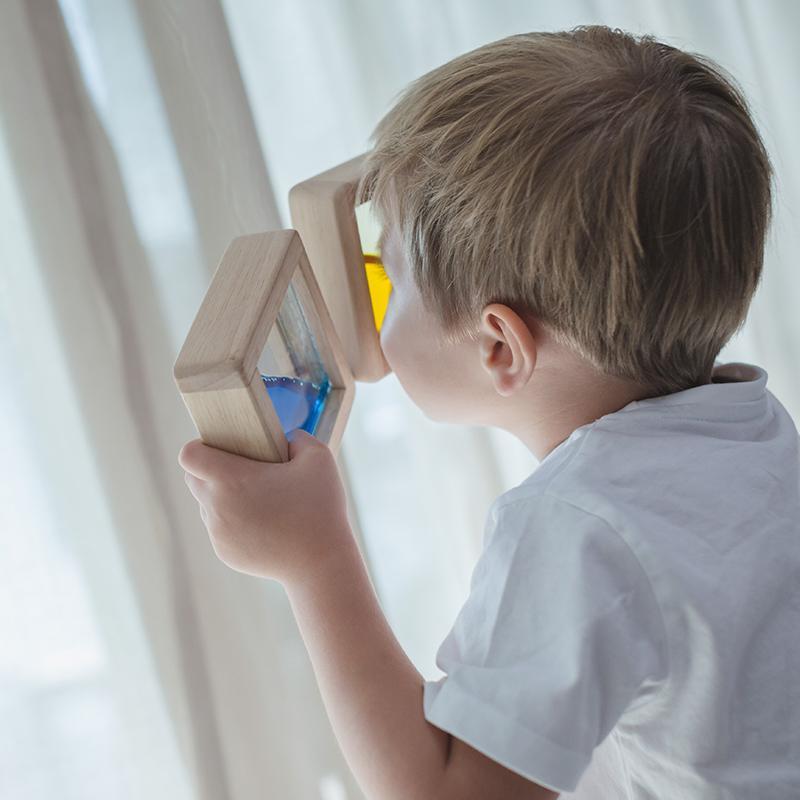 Plan Toys Water Blocks blocchi sensoriali colori 6 pezzi
