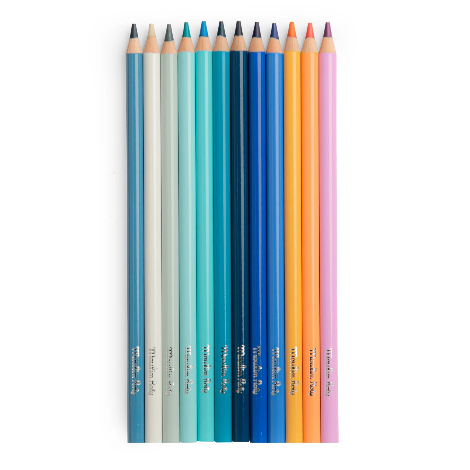 Moulin Roty Matite 12 Colori Cielo + 3 Carte