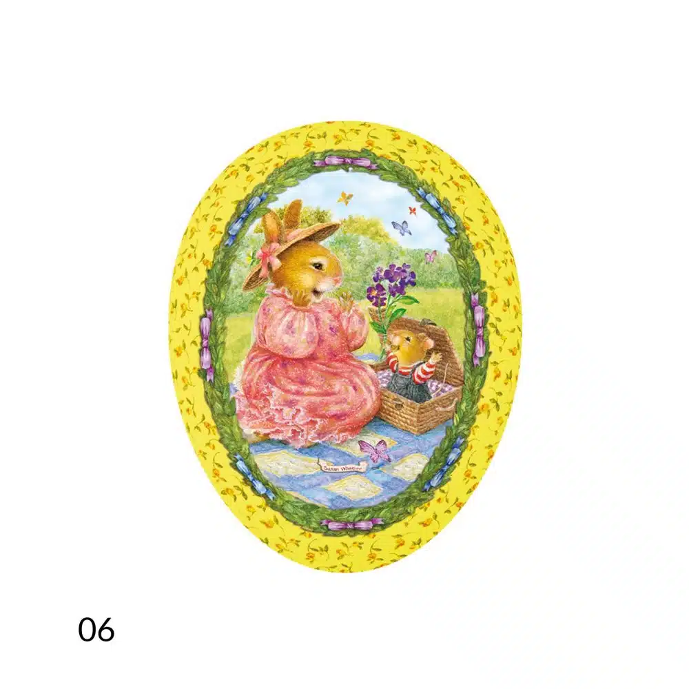 Nestler Holly Pond Hill uovo di Pasqua 18 cm cartone