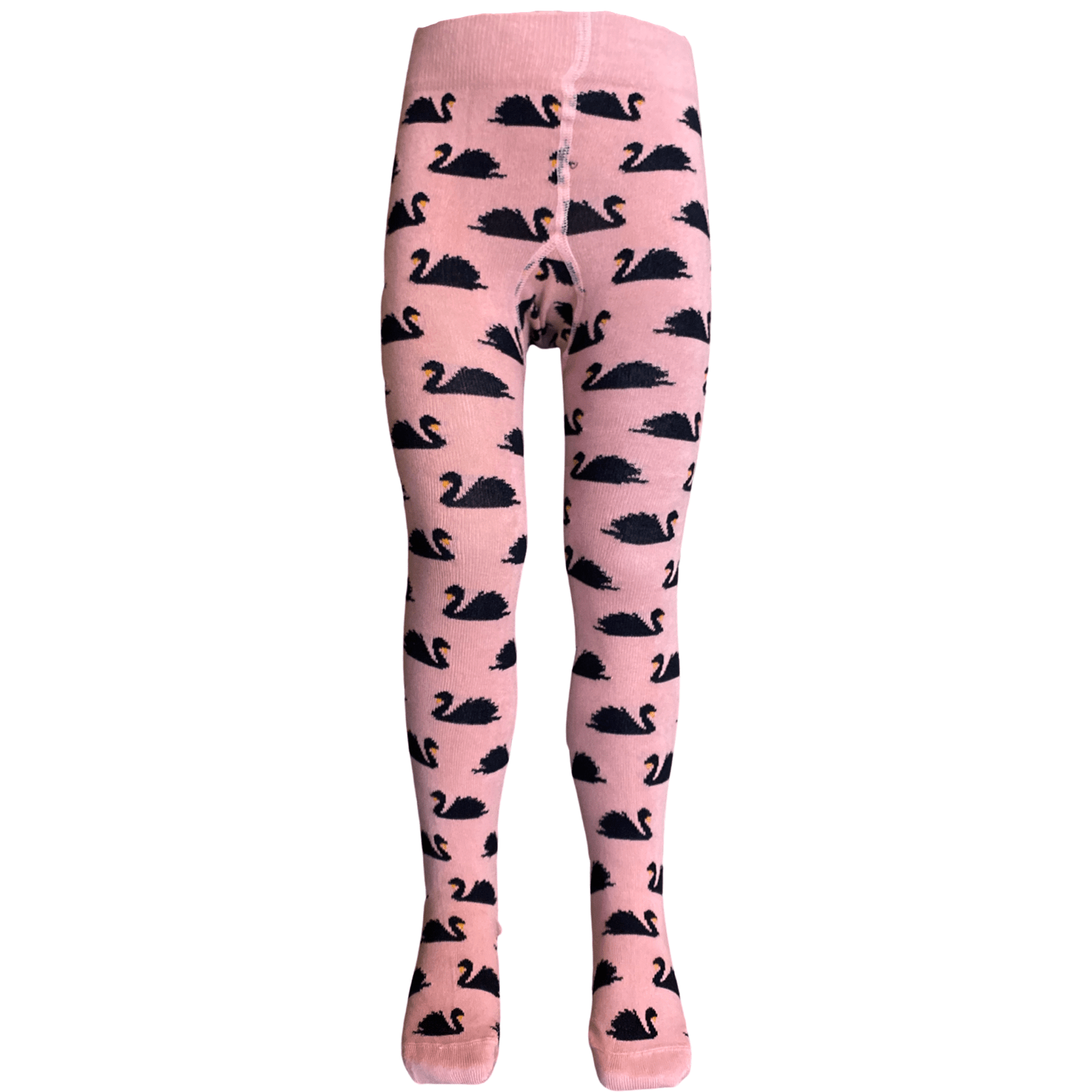 Slugs & Snails Black Swan collant bio cigni neri rosa