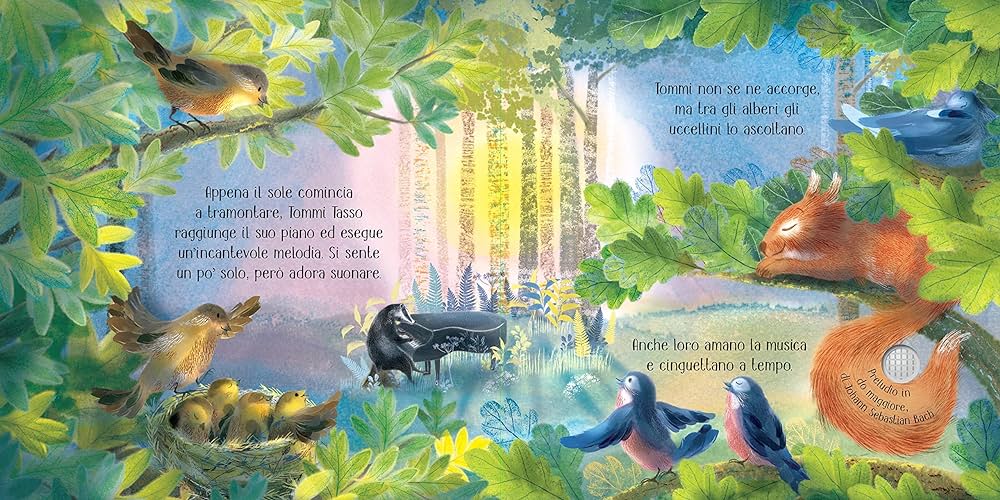 Usborne Buonanotte in musica libro sonoro 10 pagine