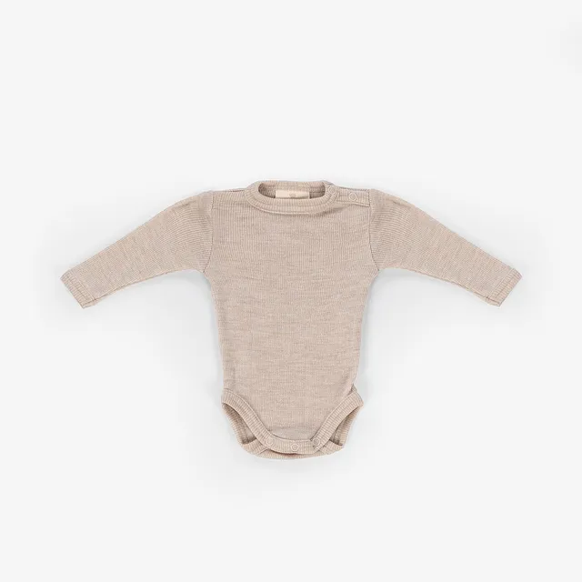 Kico Label body lana merino manica lunga neonato