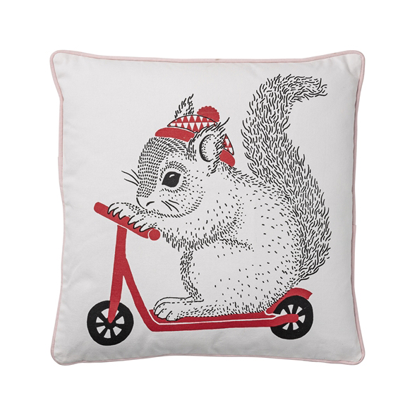 Bloomingville MINI Scoiattolo cuscino XL 50x50 cm