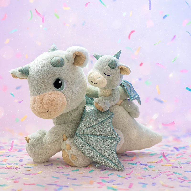 OlliElla Dinkum Dragon Blaze Peluche verde 32 cm