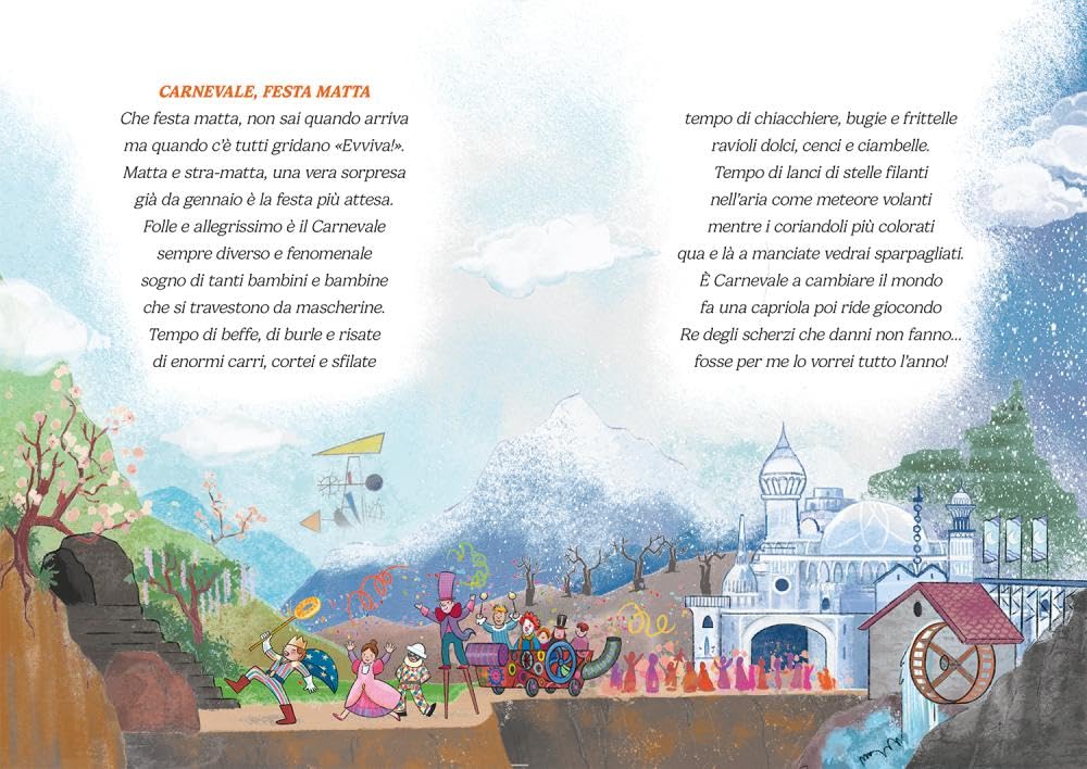 Giunti La vera storia del carnevale libro 48 pagine