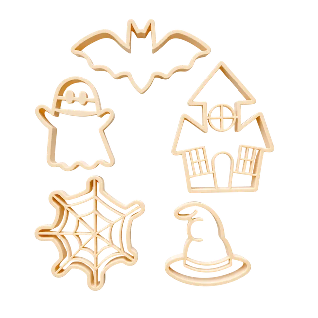 Kinfolk Halloween set 5 formine pasta modellabile eco