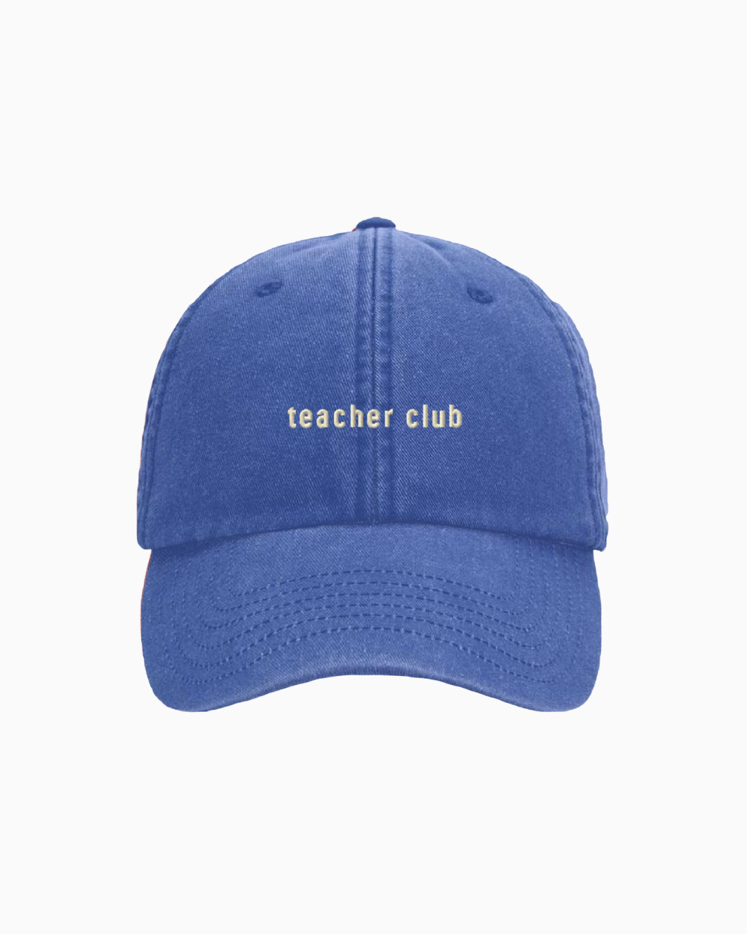 Ella and Rapha Teacher Club cappellino blu vintage ricamato