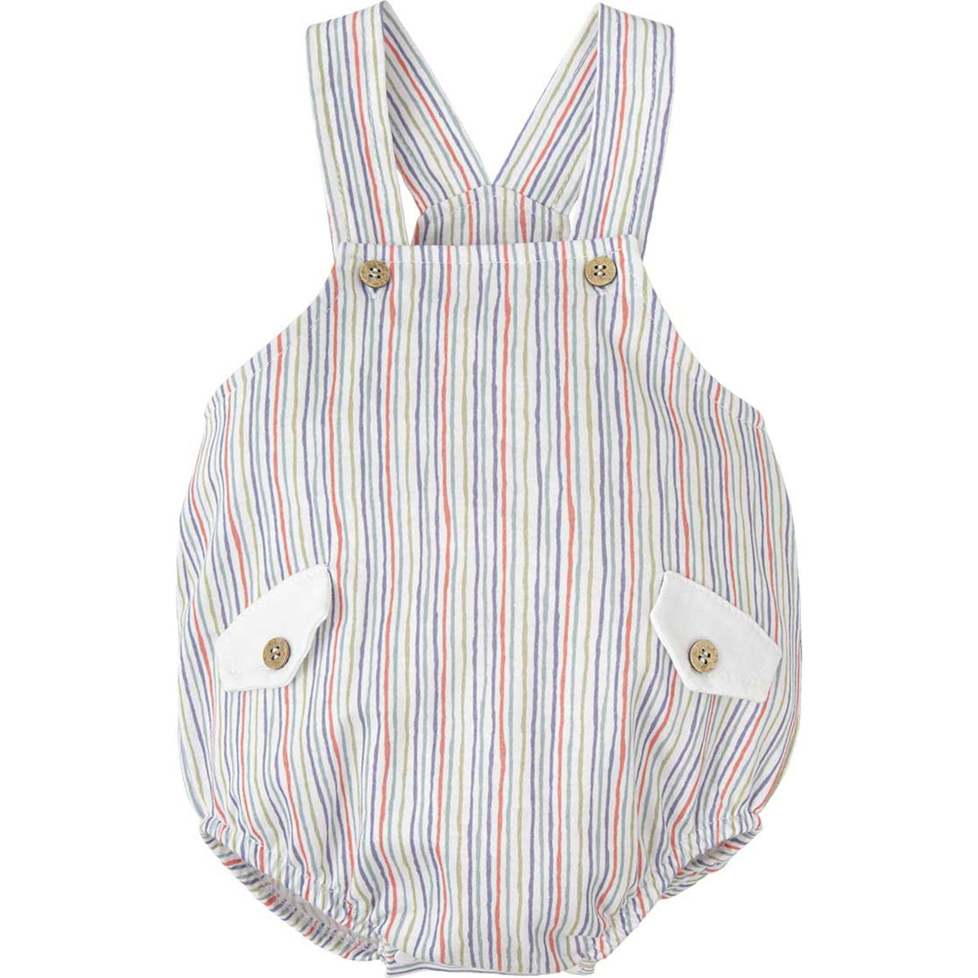 Babidu Set Salopette e Maglietta Neonato 6 Mesi Cotone