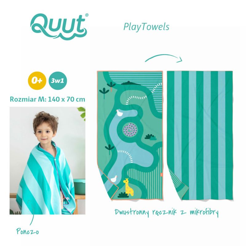 Quut Safari telo mare gioco 70x140 cm microfibra