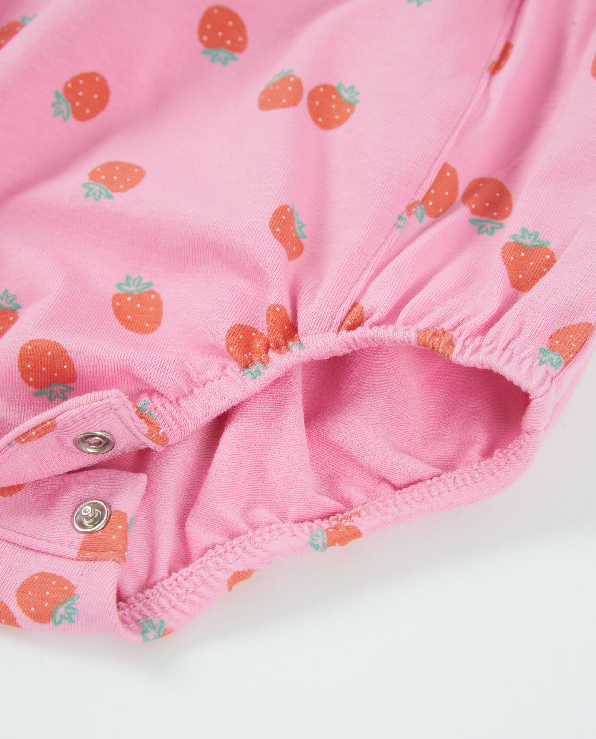 Tuc Tuc pagliaccetto neonata rosa con fragoline