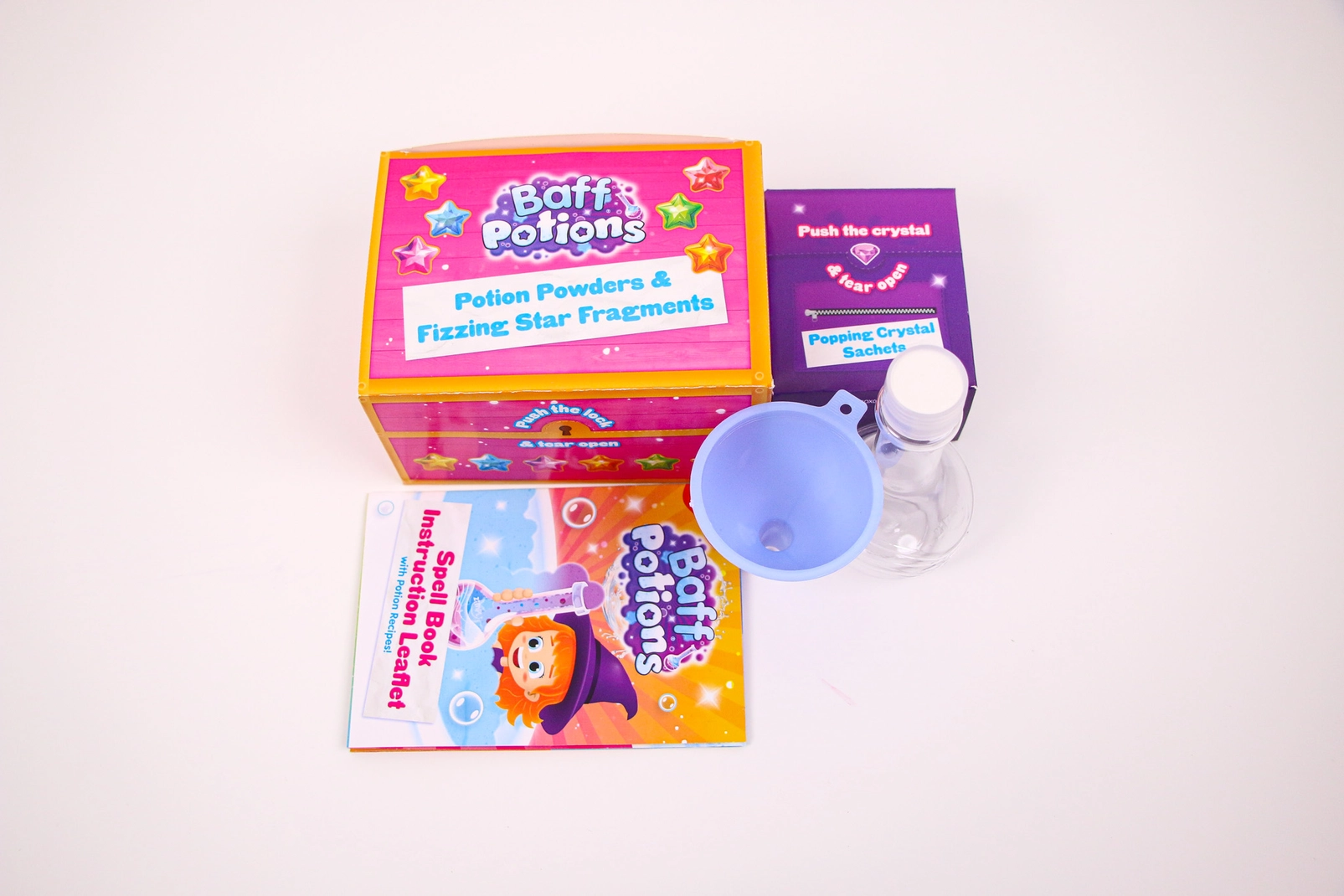 Zimpli Kids Potions Pop'n'fizz kit bagno 6 pozioni vegano