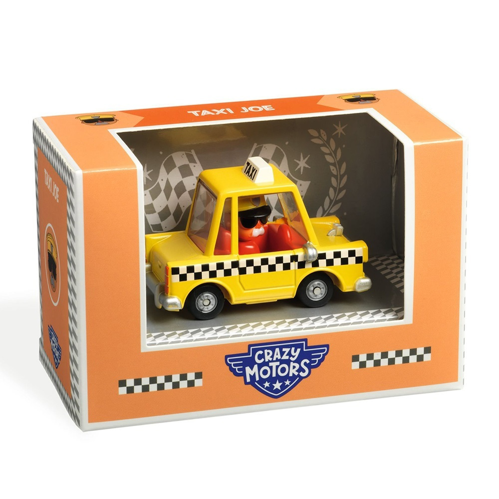 Djeco Crazy Motors Taxi Joe macchinina vinile