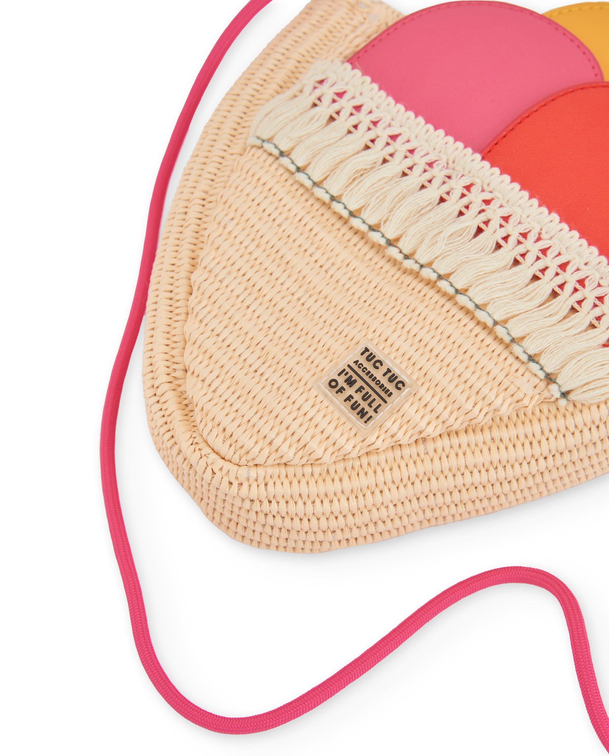 Tuc Tuc borsa bimba beige forma cono gelato