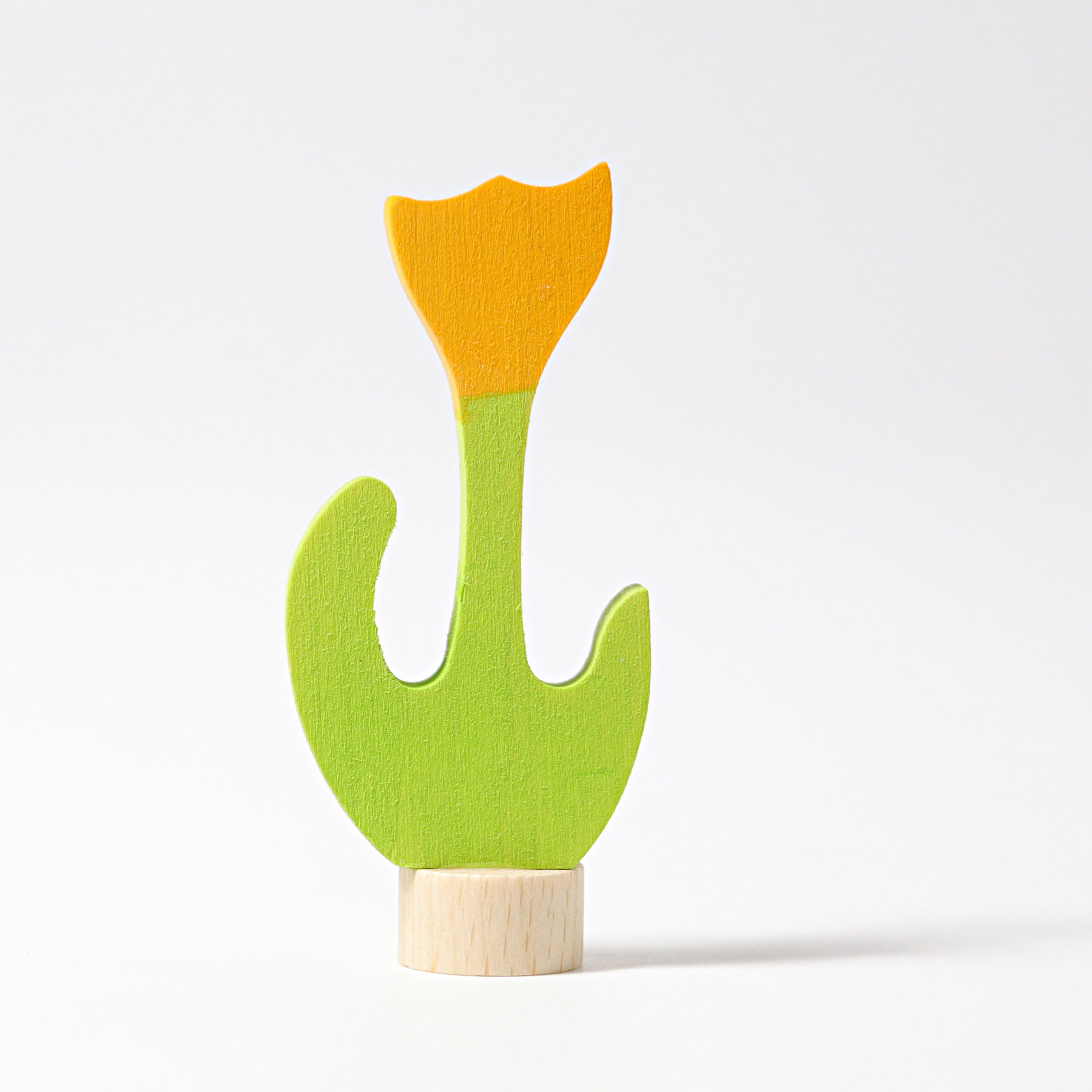 Grimm's tulipano giallo decorazione legno 6 cm