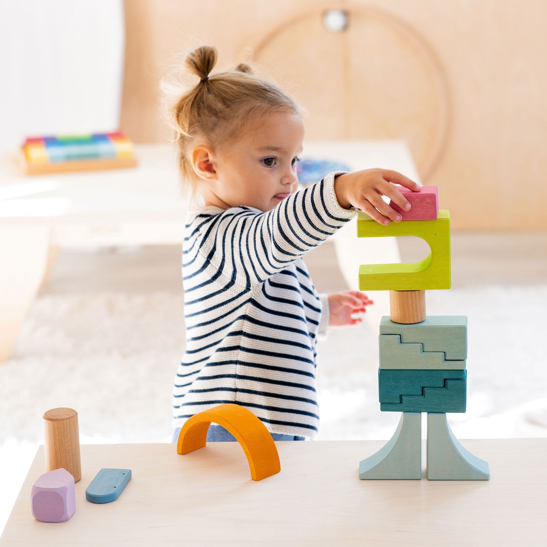 Grimm’s Mini Mondo World Cloud Play gioco legno