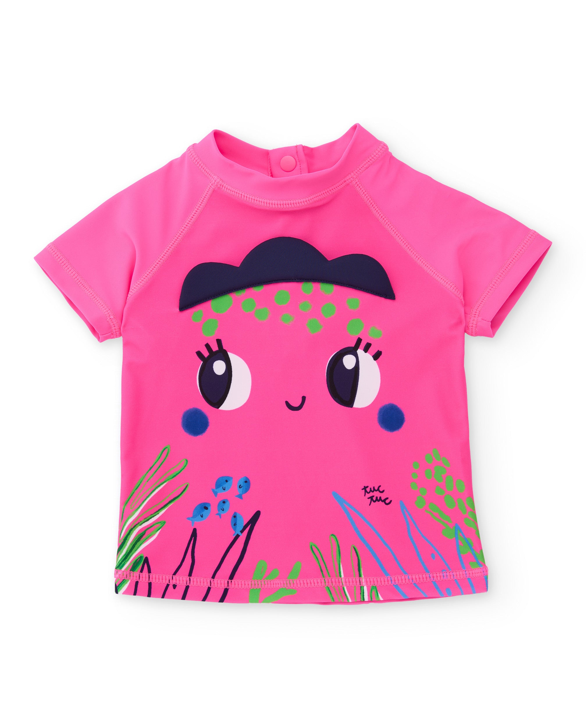 Tuc Tuc maglia mare bambina fucsia UPF 50+