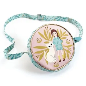 Djeco Cat borsetta tracolla bambini cotone 17 cm