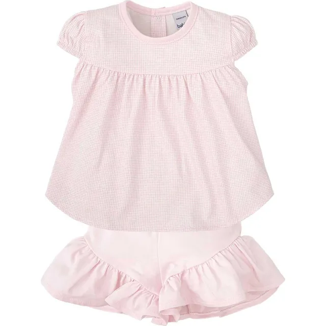 Babidu completo bambina 6 anni maglia e gonna vichy