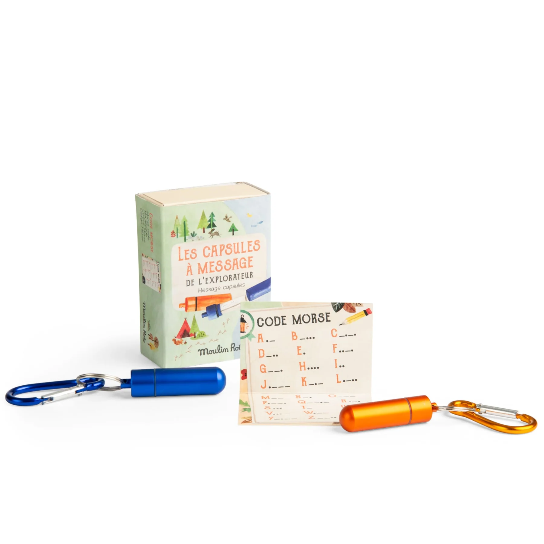 Moulin Roty Capsule Morse Esploratore Gioco 2 Pezzi