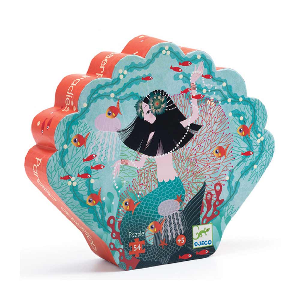 Djeco Aquatic Paradise puzzle silhouette 54 pezzi