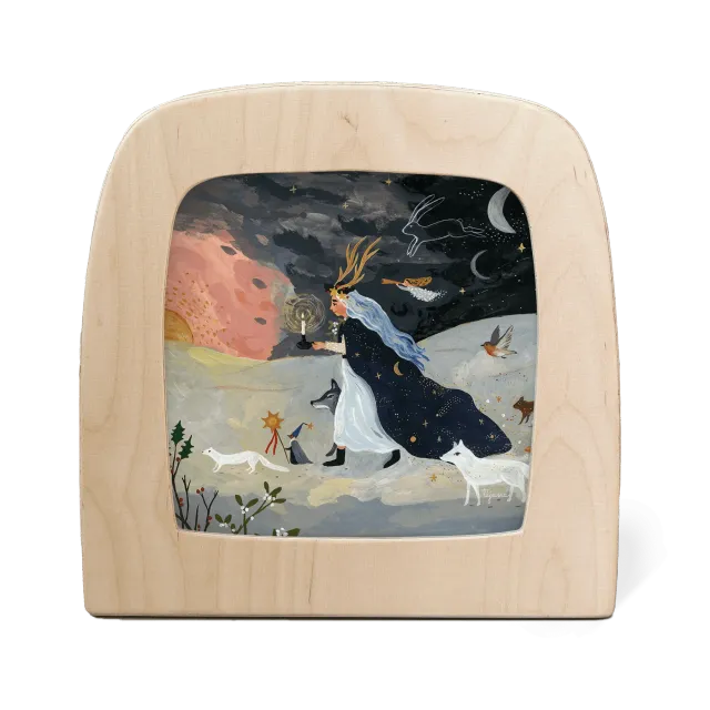 Toverlux Winter Solstice trasparenza lampada Waldorf