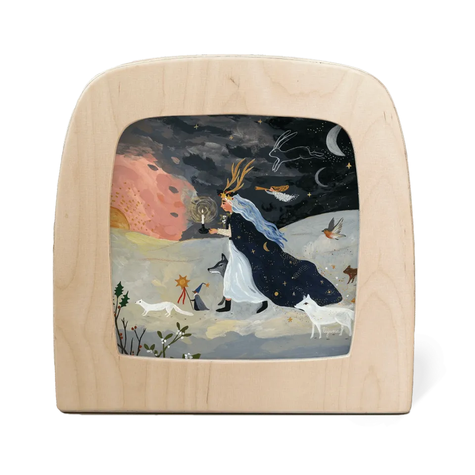 Toverlux Winter Solstice trasparenza lampada Waldorf