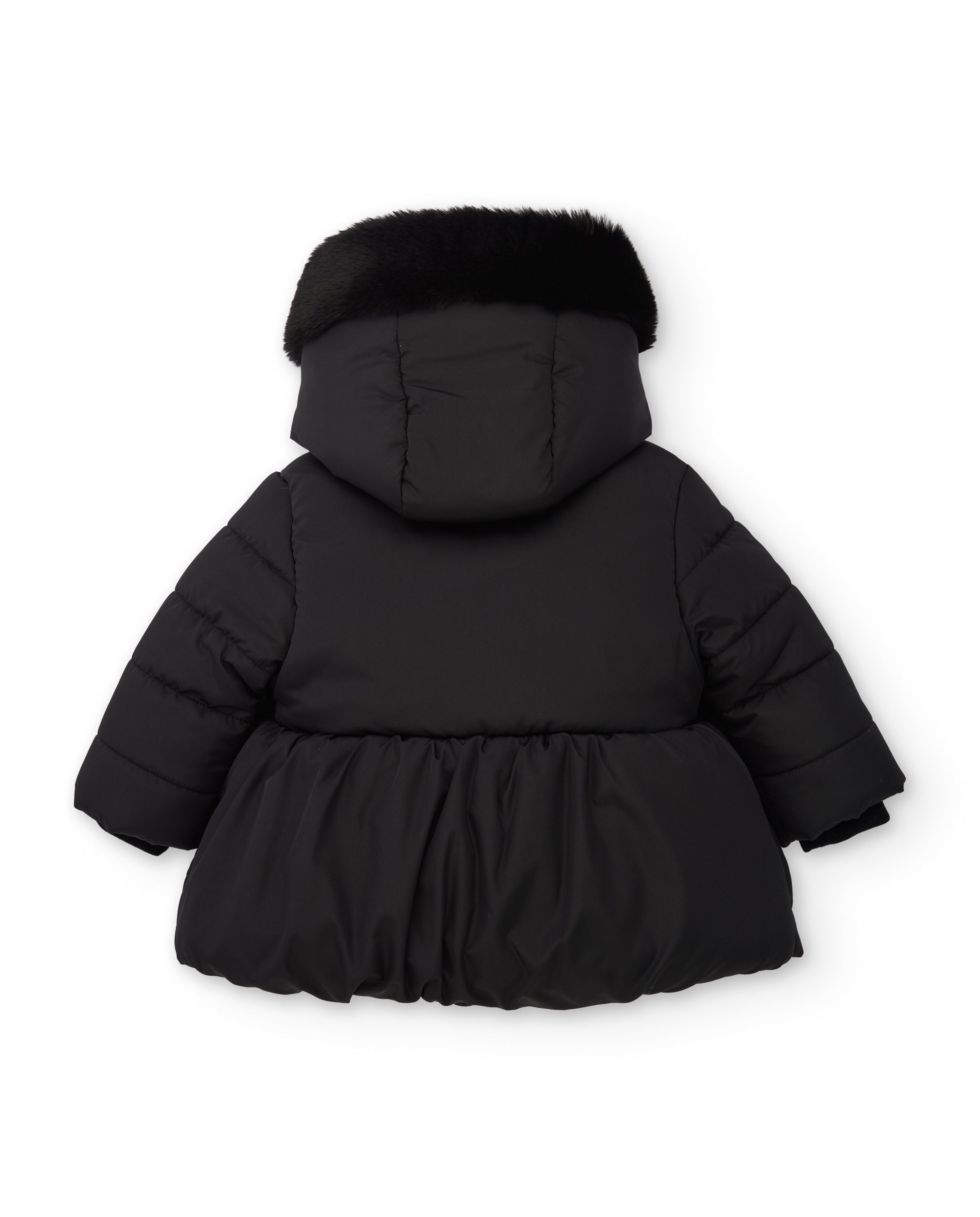 Tuc Tuc Romantic City piumino bimba nero con cappuccio