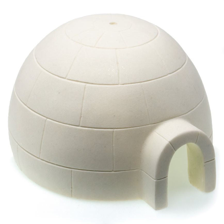 Yellow Door Igloo Polo Nord mini mondo in pietra 15,5 cm