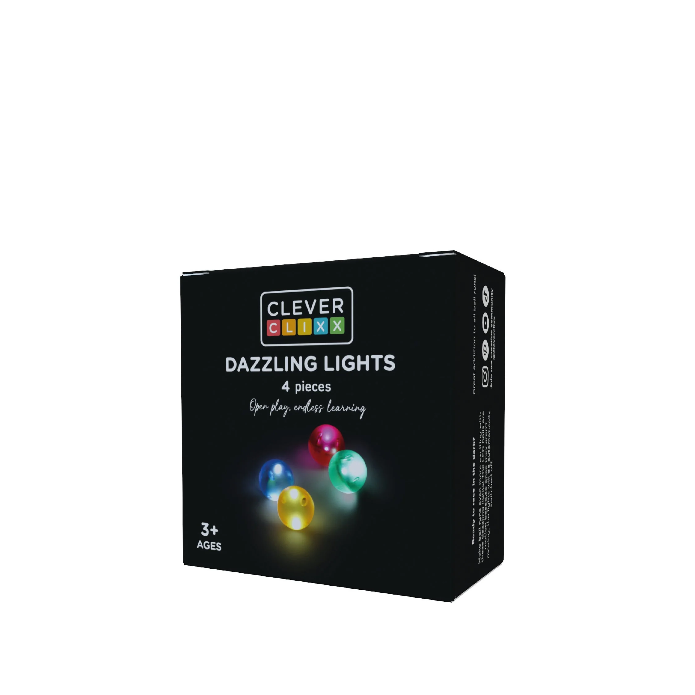 Cleverclixx Dazzling Lights palline luminose 4 pezzi